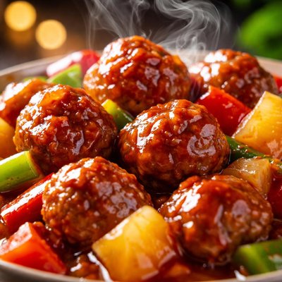 Image of So Easy Sweet and Sour Meatballs