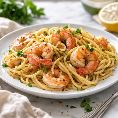 Image of So Easy Yummy Shrimp Scampi