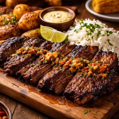 Image of Sobrebarriga a La Brasa Colombian Style Flank Steak