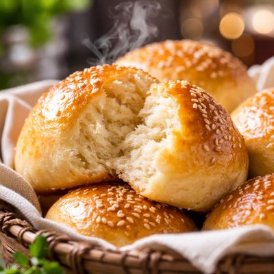 Image of Vegan Soft and Fluffy Potato Rolls