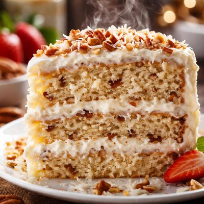 Image of Soft As Silk Italian Cream Cake