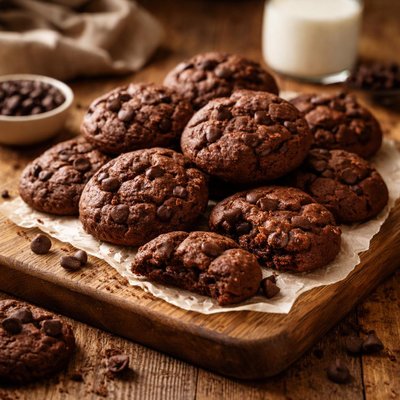 Image of Soft Chocolate Drop Cookies