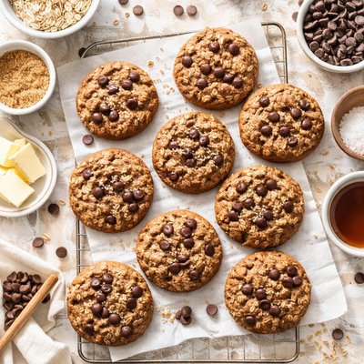 Image of Soft Chocolate Oatmeal Cookies