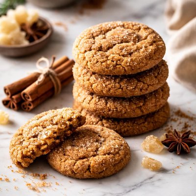 Image of Soft Cinna Ginger Cookies