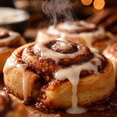 Image of Soft Moist and Gooey Cinnamon Buns