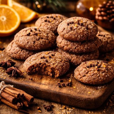 Image of Soft Orange Clove Gingerbread Cookies