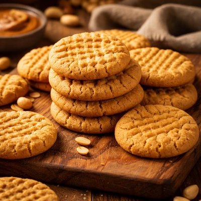 Image of Soft Peanut Butter Cookies