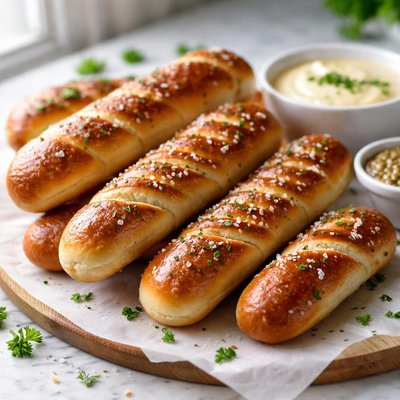 Image of Soft Puffy Pretzel Sticks