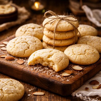 Image of Soft Sugar Cookies with Almond Essence