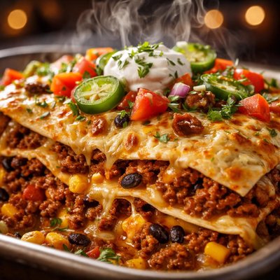 Image of Soft Taco Casserole