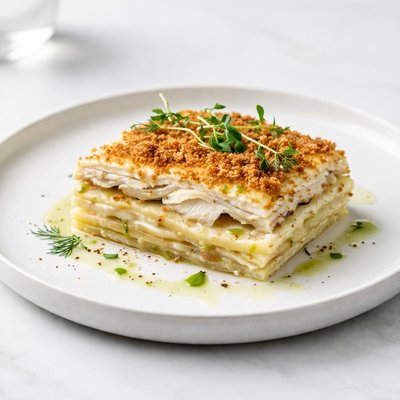 Image of Sole Fish Layered Casserole