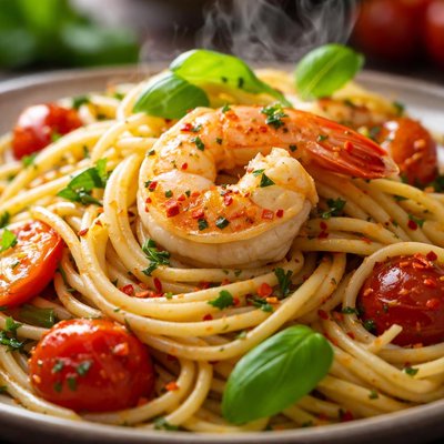 Image of Solo Mediterranean Shrimp and Pasta