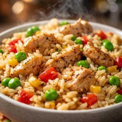 Image of Solo Microwave Chicken and Rice