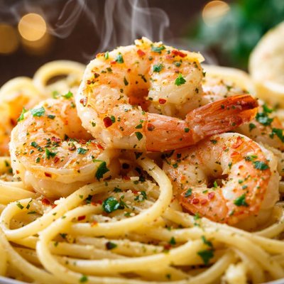 Image of Solo Shrimp Scampi and Pasta
