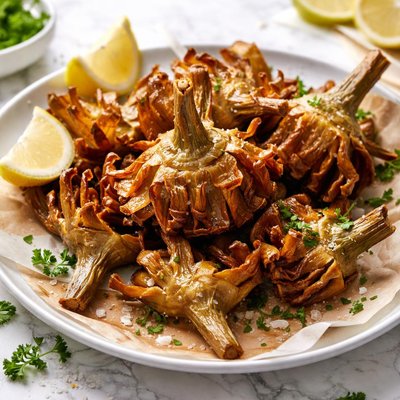 Image of Soma Sengupta Passover Recipes Carciofi Alla Giudia Fried Arti