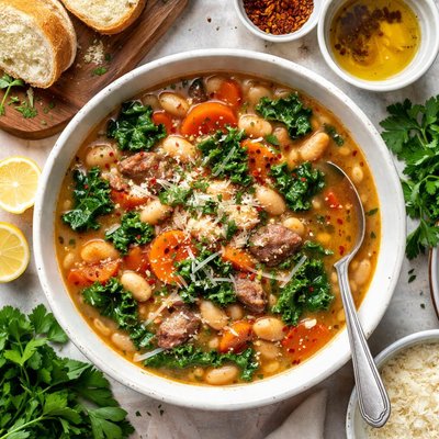 Image of Sophisticated White Bean Soup