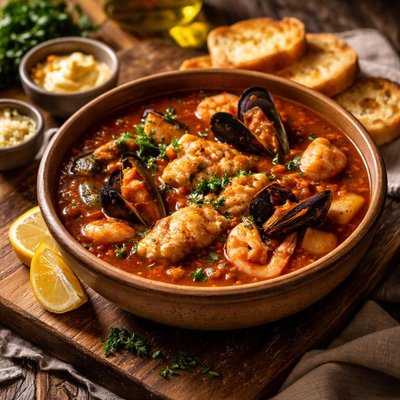 Image of Soupe De Poissons Dieppoise Spicy French Fish Soup