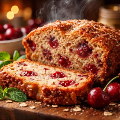 Image of Sour Cherry Tea Bread
