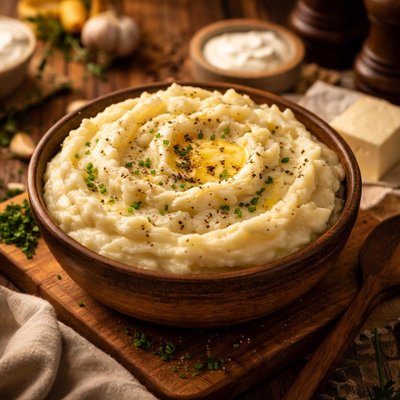 Image of Sour Cream and Cream Cheese Mashed Potatoes