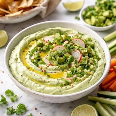 Image of Sour Cream Avocado Dip Vegan