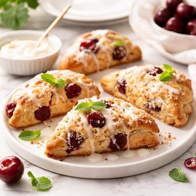Image of Sour Cream Cherry Scones