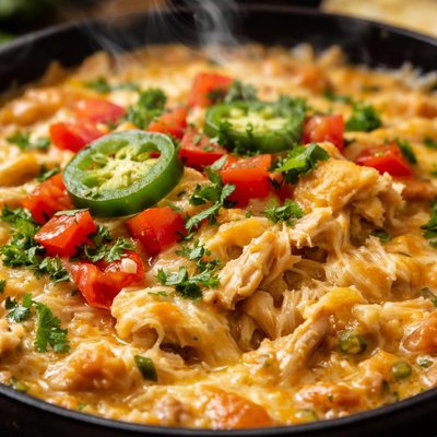 Image of Sour Cream Chicken Enchilada Dip