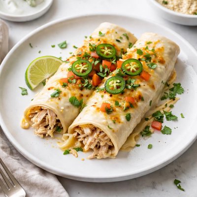 Image of Sour Cream Chicken Enchiladas No Canned Soup