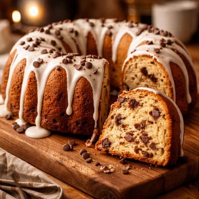 Image of Sour Cream Chocolate Chip Cake