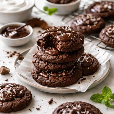 Image of Sour Cream Chocolate Cookies