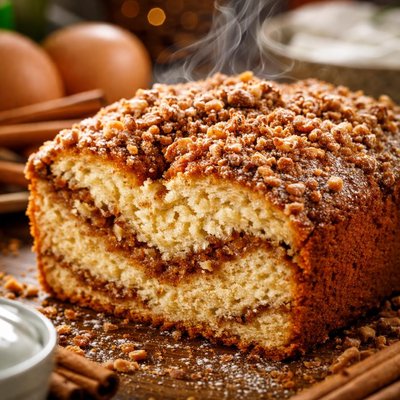 Image of Sour Cream Coffee Cake Low Fat