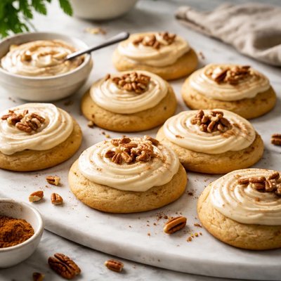 Image of Sour Cream Cookies W Burnt Butter Icing