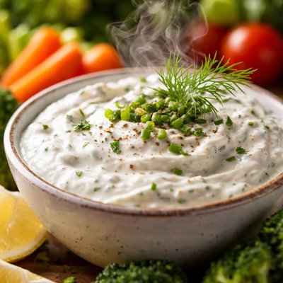 Image of Sour Cream Dip Dressing for Vegetables