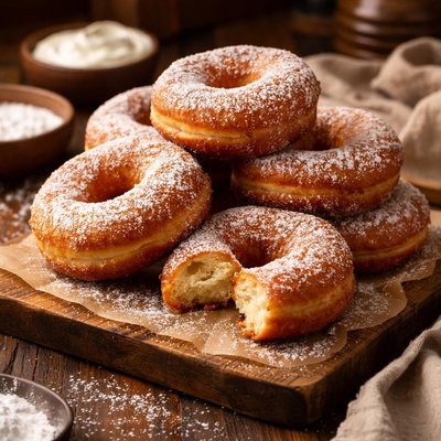 Image of Sour Cream Doughnuts