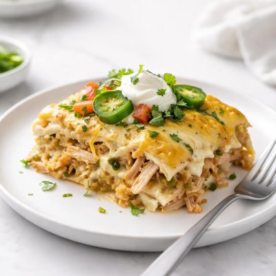 Image of Sour Cream Enchilada Casserole