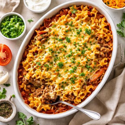 Image of Sour Cream Noodle Casserole
