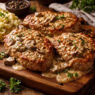 Image of Sour Cream Pork Chops