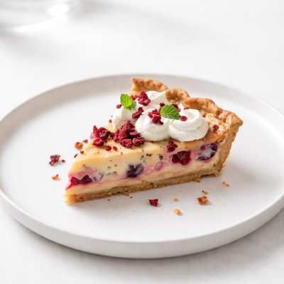 Image of Sour Cream Rhuberry Pie