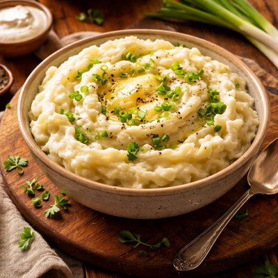 Image of Sour Cream Scallion Mashed Potatoes