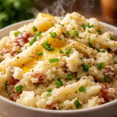 Image of Sour Cream Smashed Potatoes