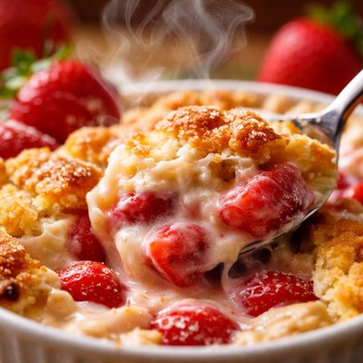 Image of Sour Cream Strawberry Surprise