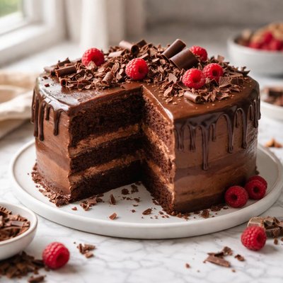 Image of Sour Milk Chocolate Cake