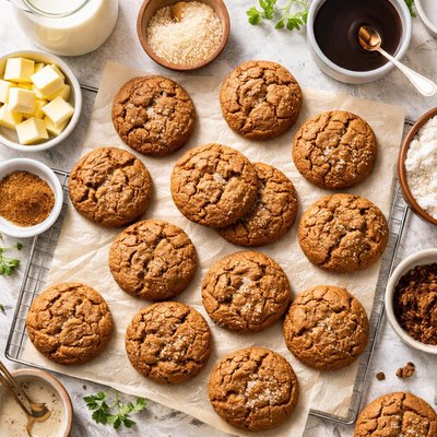 Image of Sour Milk Molasses Drop Cookies