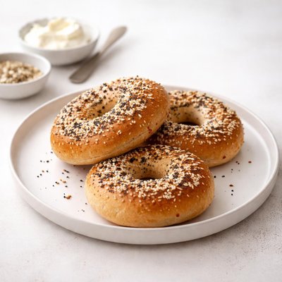 Image of Vegan Sourdough Bagels