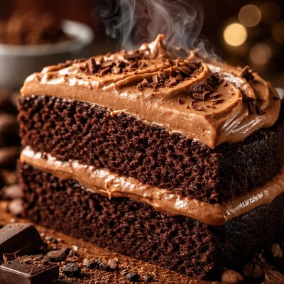 Image of Sourdough Chocolate Cake with Mocha Frosting