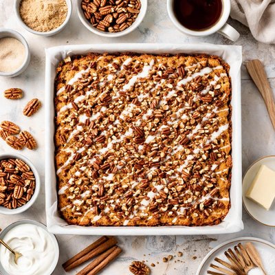 Image of Sourdough Cinnamon Pecan Coffee Cake