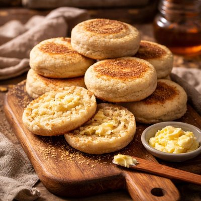 Image of Whole30 Sourdough English Muffins