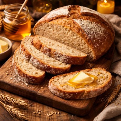 Image of Sourdough Honey Whole Wheat Bread