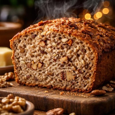 Image of Sourdough Nut Batter Bread