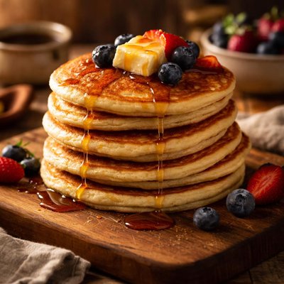 Image of Vegan Sourdough Pancakes