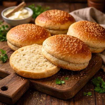 Image of Sourdough Sandwich Buns Schlotzsky Style